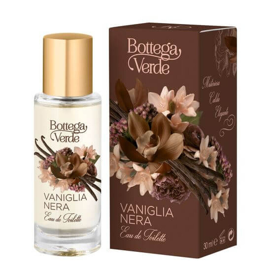 Apa de toaleta cu aroma de vanilie neagra, 30 ml, Bottega Verde