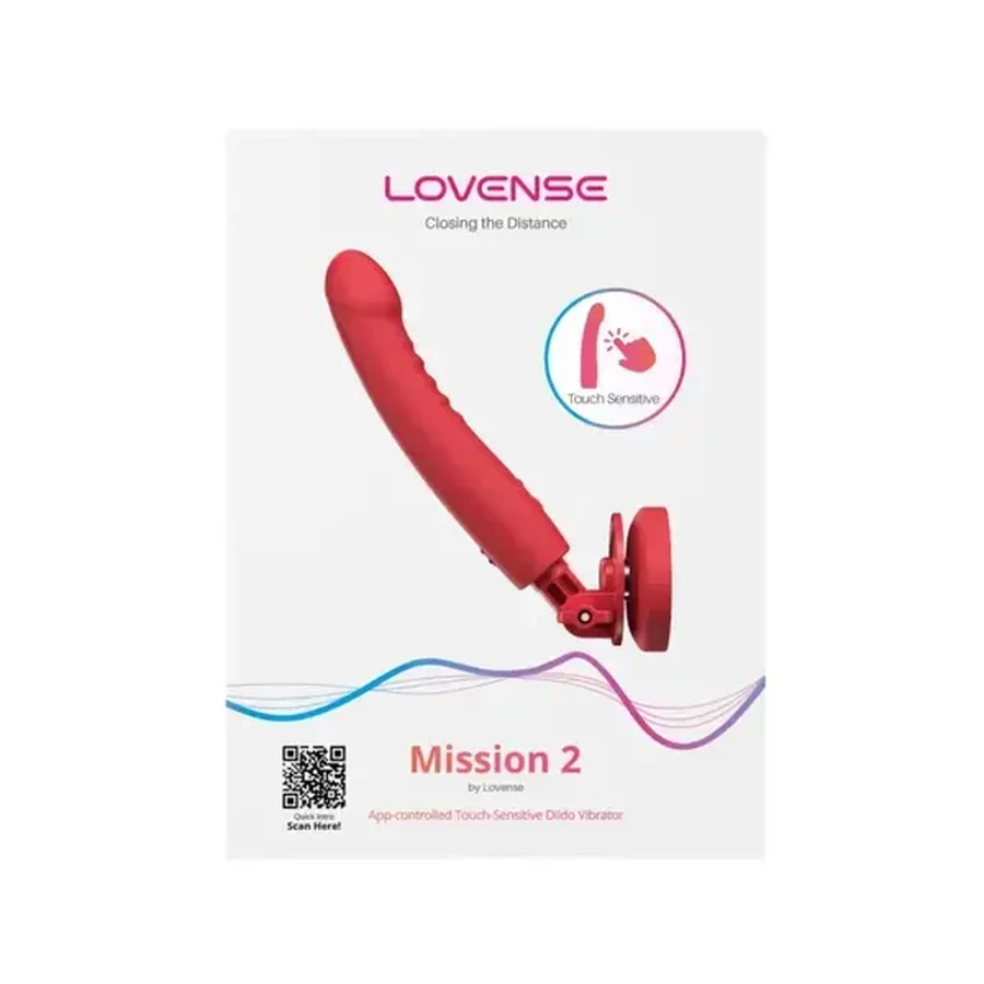 Lovense Mission 2, vibrating dildo, 1 pc.