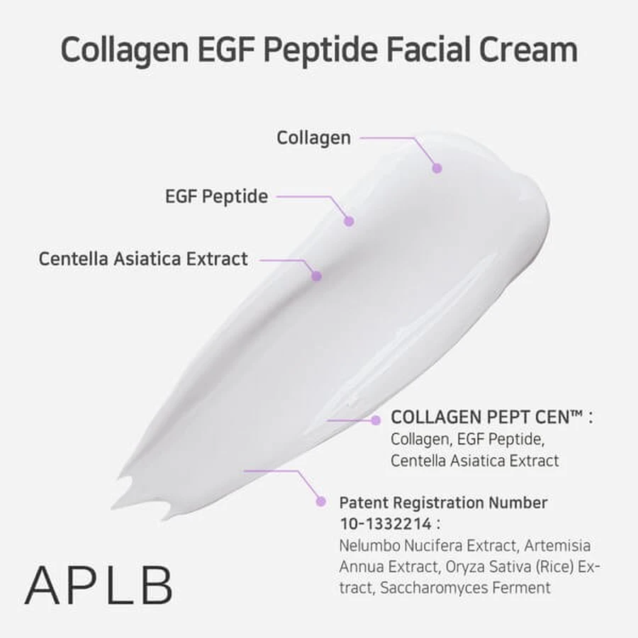 APLB Collagen EGF Peptide Facial Cream, krem ujędrniający do twarzy z kolagenem i peptydami EGF, 55 ml: ceny i cechy