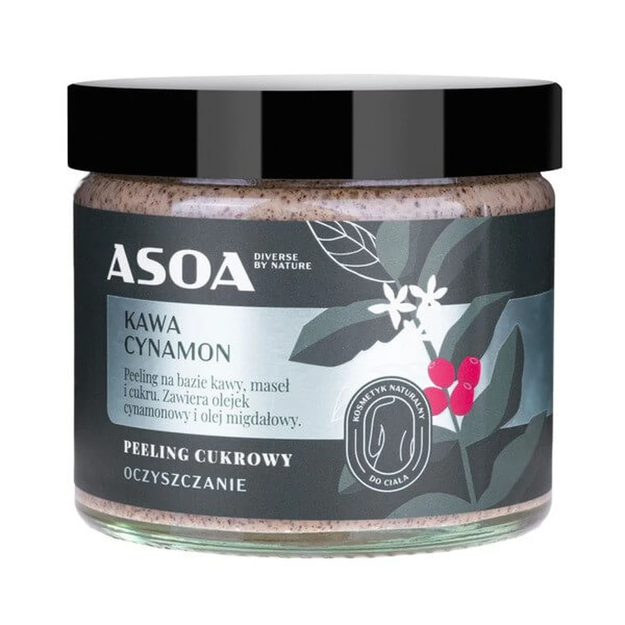 Asoa, Scrub al caffè e zucchero e cannella, 250 ml