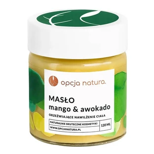 Natura Option, body butter, Mango &amp; Avocado, 120 ml