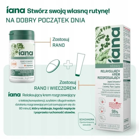 Iana Gewrichtsflexibiliteit + Energie, tabletten, 60 st.