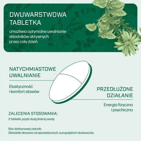 Iana Gewrichtsflexibiliteit + Energie, tabletten, 60 st.