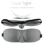 Waya 3D, sleep blindfold, gray, 1 pc.