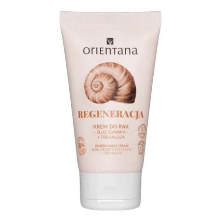 Orientana, crème naturelle pour les mains au mucus d'escargot, 50 ml