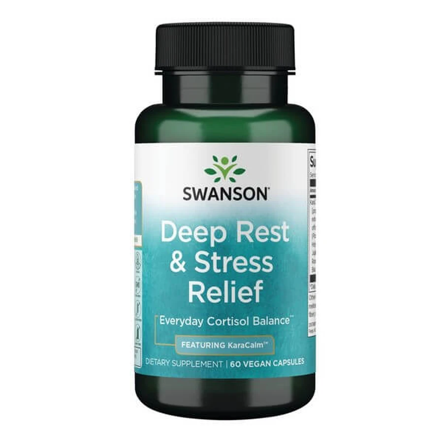 Swanson Deep Rest and Stress Relief Featuring KaraCalm, capsule, 60 buc.