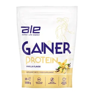 ALE Gainer Protein Vanille-Geschmack, Pulver, 1000 g