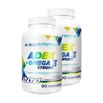 2er-Set Allnutrition ADEK + Omega 3 Strong, Kapseln, 90 Stück.