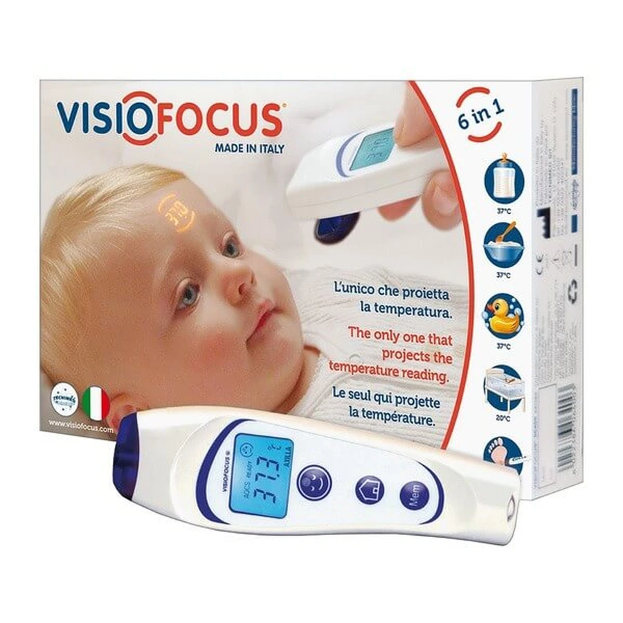 VisoFocus, non-contact forehead thermometer (model 06400), 1 pc.