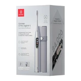 Oclean X Pro Digital, set (toothbrush + case +3 extra tips), silver color, 1 piece.