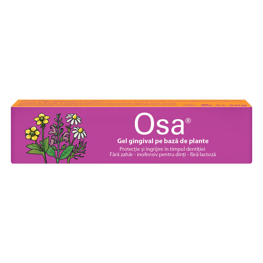 Osa gel gingival pe bază de plante, 20 g, Dr. A. & L. Schmidgall 