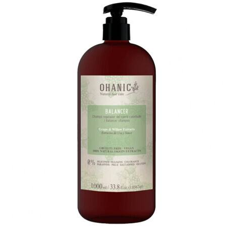 Shampooing pour la régulation du PH du cuir chevelu, 1000 ml, Ohanic