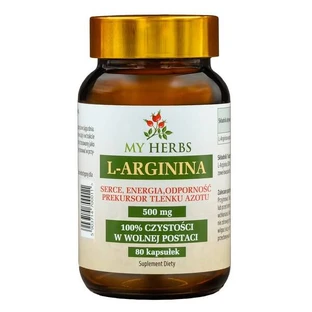 My Herbs L-arginine, capsules, 80 st.