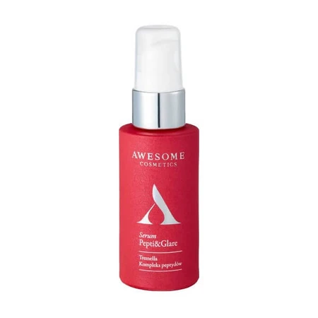 Awesome Cosmetics Pepti &amp; Glare, siero viso ai peptidi, 30 ml