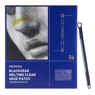 Mediheal Blackhead Melting Clear Nose Patch, Nasenporenreinigungsset, 4 x 3 ml + 4 x 3 ml