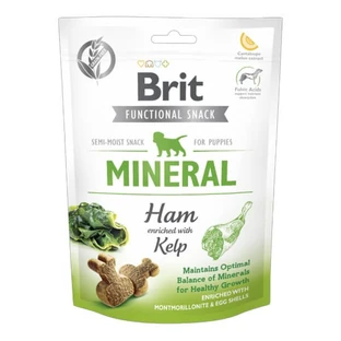 Brit Care Dog Functional Snack Mineral Ham Puppy, dulciuri pentru câini, 150 g