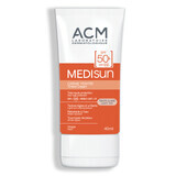 Crema colorata per la protezione solare con SPF 50+ Light Tint Medisun, 40 ml, Acm