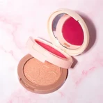 J.Cat Beauty 2 in 1 Piece of Cake Blush + Highlighter, 2-in-1 Rouge und Highlighter 105 One in a melon, 12,1 g