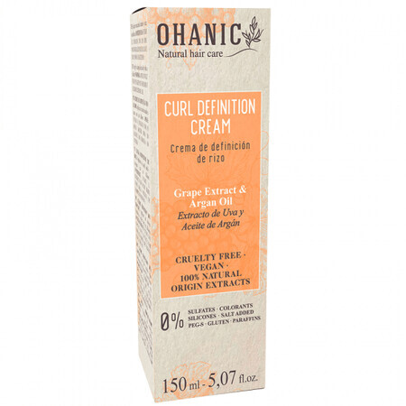 Crème définissant les boucles, 150 ml, Ohanic