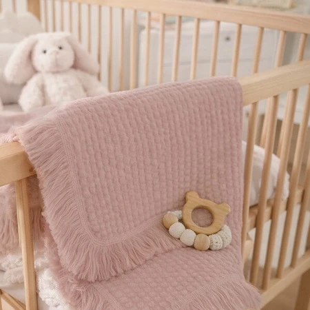 Lionelo Muslin Blanket, infant muslin blanket, Dusty Pink, 1 pc.