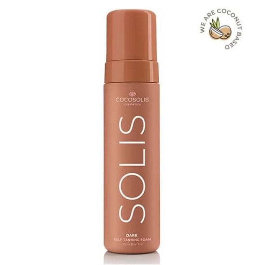 Spuma autobronzanta Solis Dark, 200 ml, Cocosolis