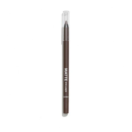 Gosh Matte Eye Liner, matowa kredka do oczu, wodoodporna, 014 Chocolate Brown, 1,2 g: ceny i cechy