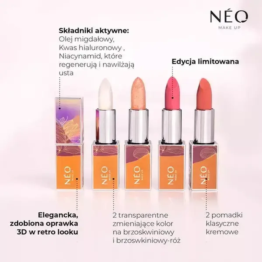 Neo Make Up, Get Your Vibe, rouge à lèvres crème, 01 Winning Spirit, 1 pièc.