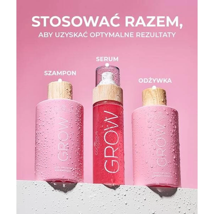 Cocosolis GROW, Shampoo für Haarwachstum mit Kerascalp, 250 ml