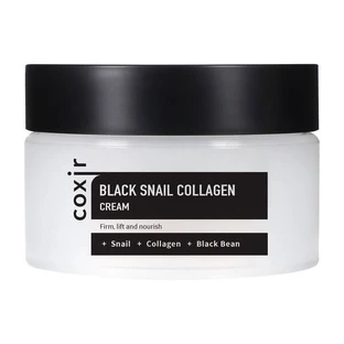 Coxir Black Snail Collagen Cream, odżywczy krem przeciwzmarszczkowy, 30 ml