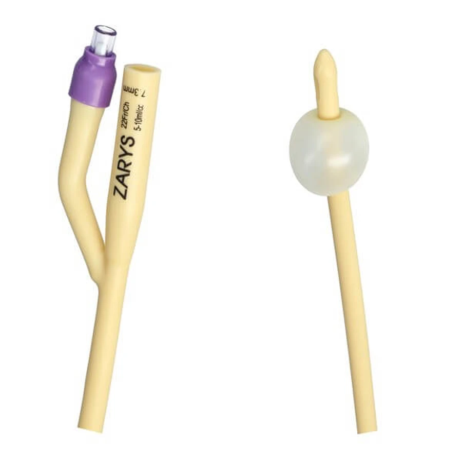 Outline, urologische Foley'a-katheter, tweeweg met kunststof klep, CH 22/5-10 ml, 1 st.