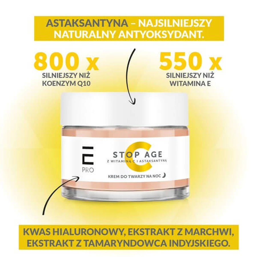 Enilome Pro Stop Age, nacht gezichtscrème, 50 ml