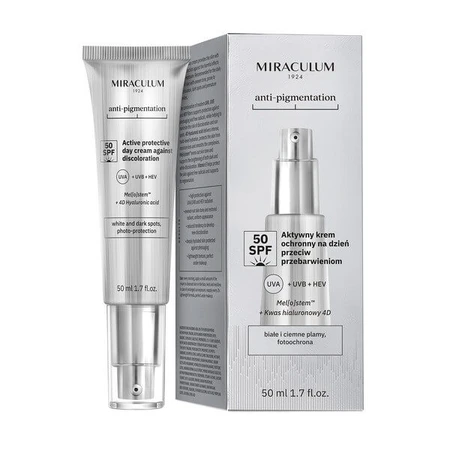 Miraculum Anti-Pigmentación, crema de día protectora activa FPS 50, 50 ml