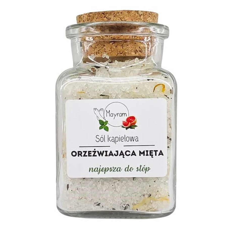 Mayram, sól do kąpieli, Orzeźwiająca Mięta, 170 g: ceny i cechy