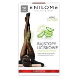 Enilome Healthy Beauty Aloe, medias de compresión, semimate, color Nero, talla M, 20 DEN