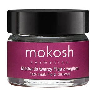 Mokosh, Wygładzająco-oczyszczająca maska do twarzy, figa z węglem, 15 ml