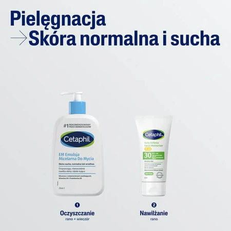 Cetaphil Daily Defence Facial Moisturiser SPF 30, cremă hidratantă de zi, 50 ml