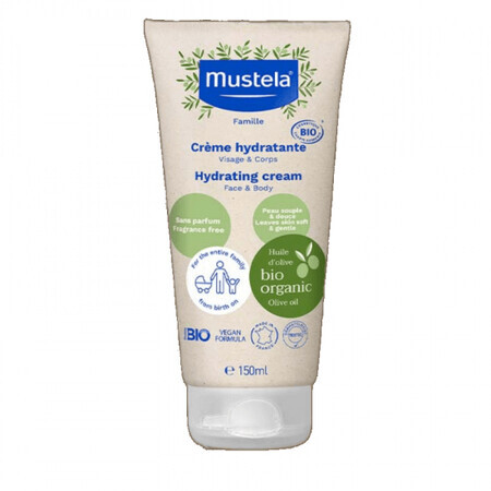 Crème éco hydratante pour le visage et le corps, 150 ml, Mustela