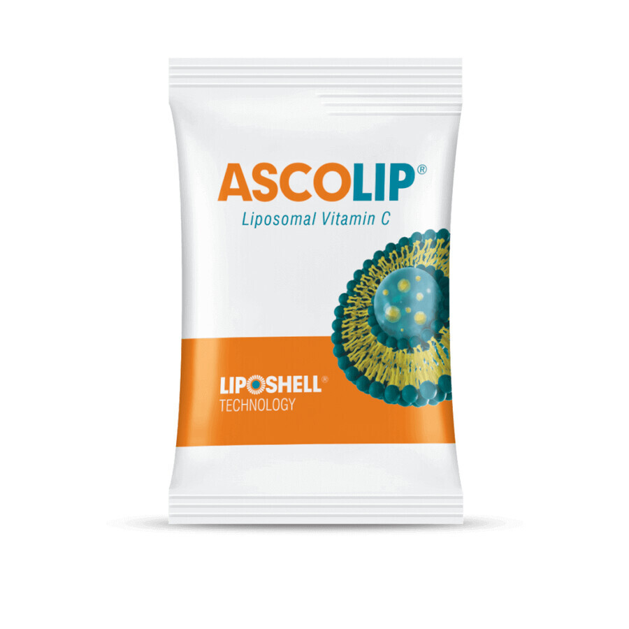 Vitamine C Liposomaal met kersensmaak, 500 mg, 30 sachets, Liposhell