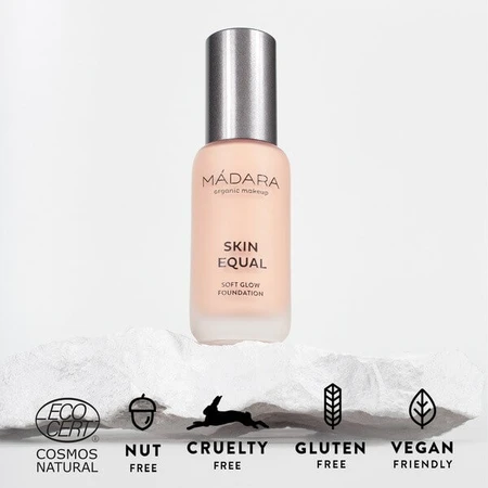 Madara Skin Equal, Soft Glow Foundation SPF15, foundation, Rose Ivory 100, 30 ml.
