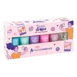 Maga Cosmetics, Teen Drops InstaQueen V.02, Nagellack-Set, 6 x 6 ml