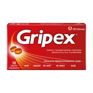 Gripex, comprimés pelliculés, 10 pièces.