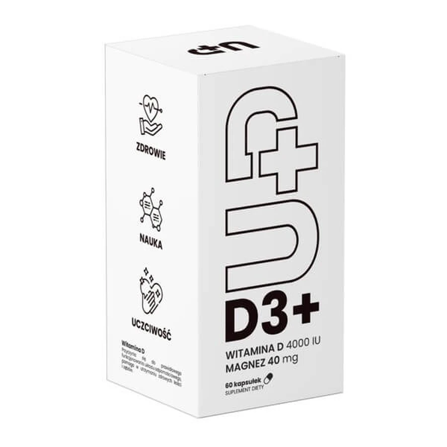 UP D3+, gélules, 60 pcs.