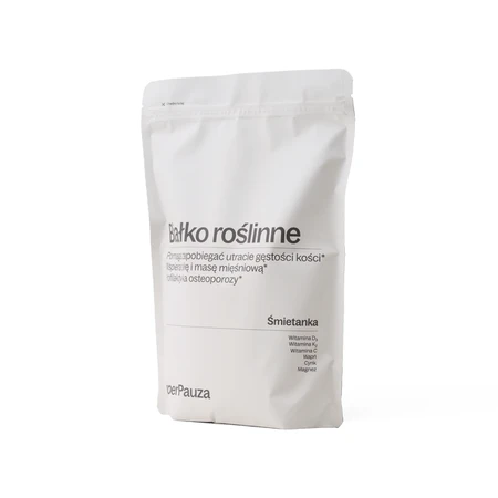SuperPauza Białko roślinne Super kości, proszek, smak śmietanka, 750 g: ceny i cechy