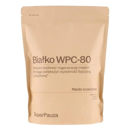 SuperPause Protein WPC-80 Super Performance, polvo, mantequilla de cacahuete, 750 g