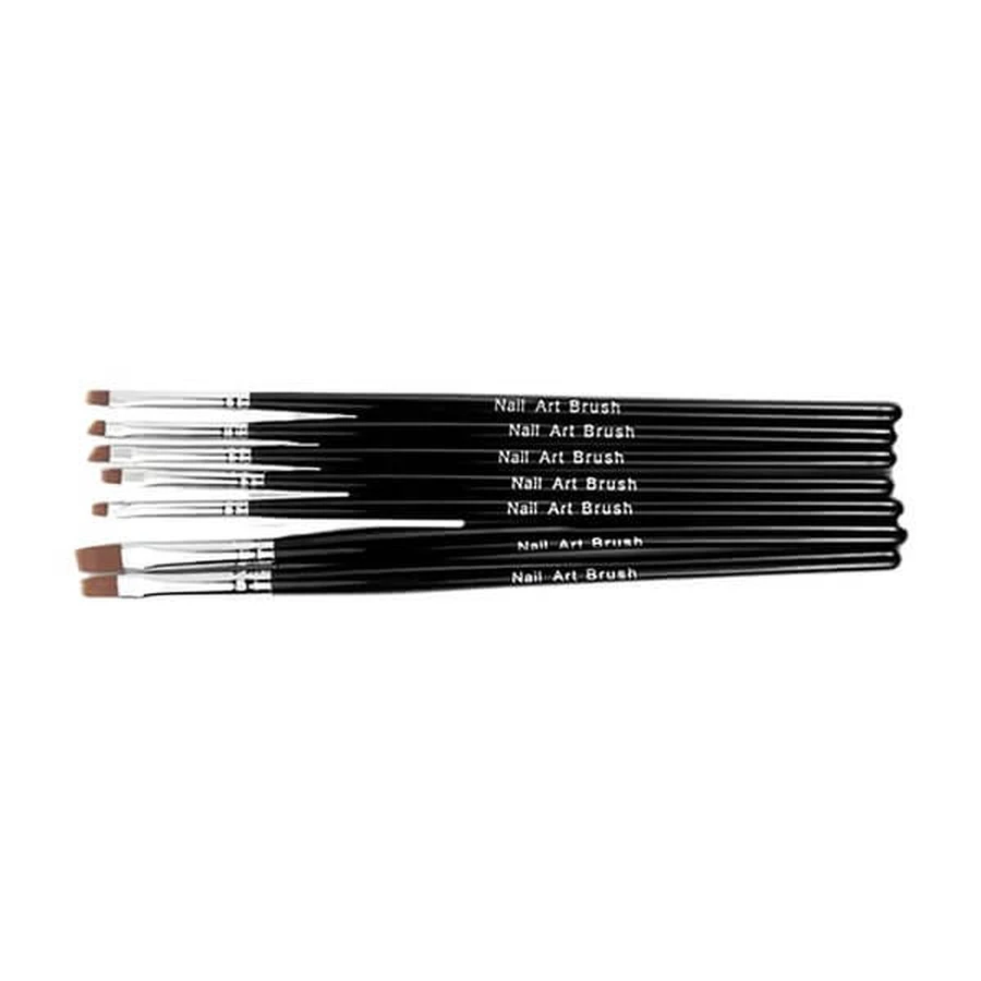 NeoNail, set borsteltjes, 7 stuks.
