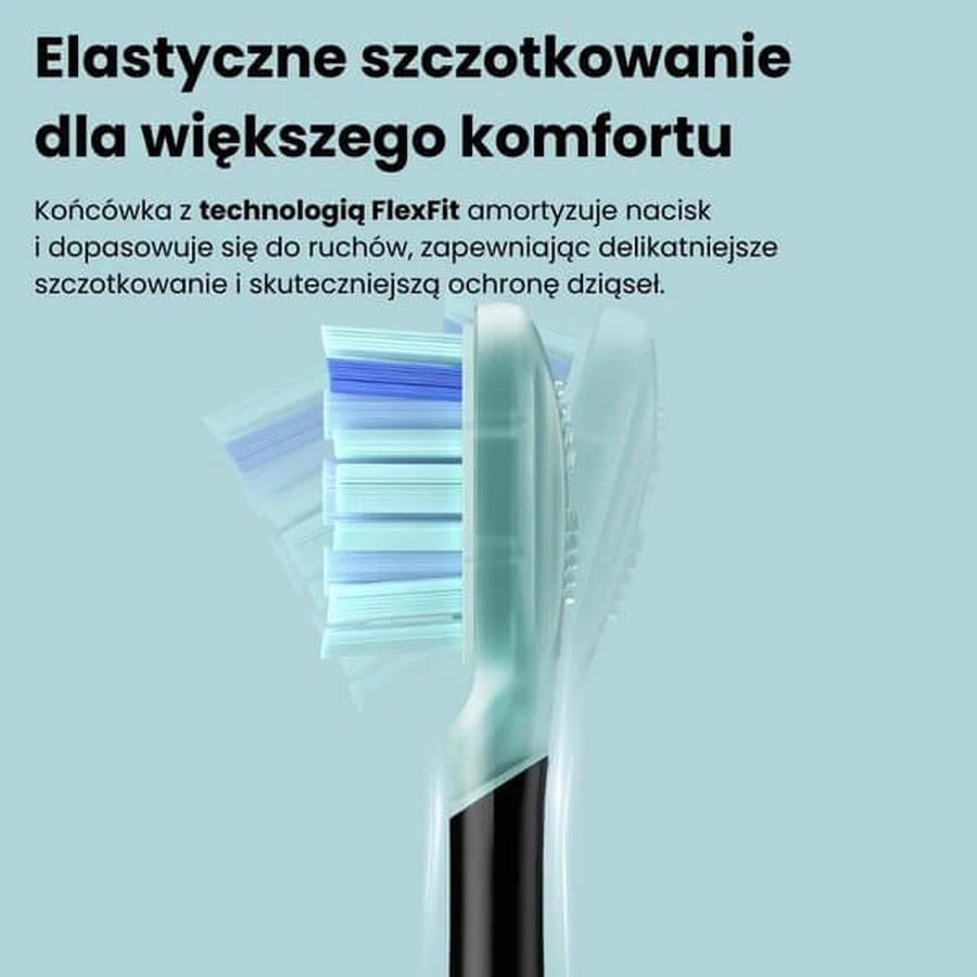 Oclean Ultra Gum Care, toothbrush tips, white, 2 pcs.
