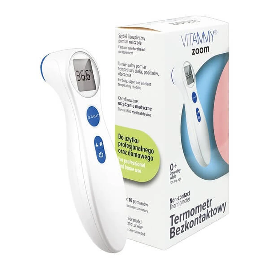 Vitammy Zoom, termometru fără contact, 1 buc.