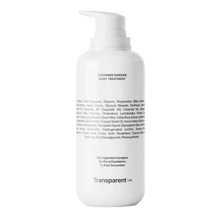 Transparent Lab Ceramide Barrier Body Treatment, ceramidowy balsam do ciała, 400 ml