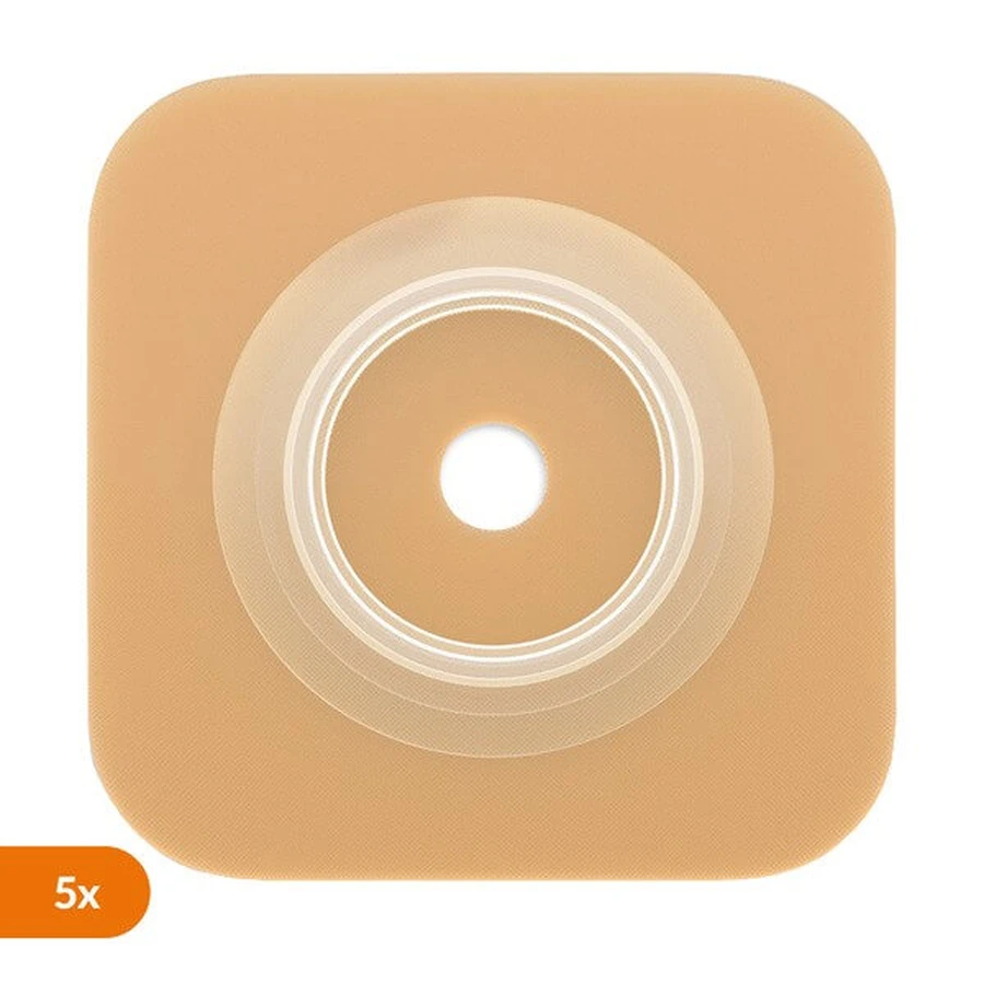 Natura Durahesive, placca per stoma, 38/13-25 mm, 5 pz.