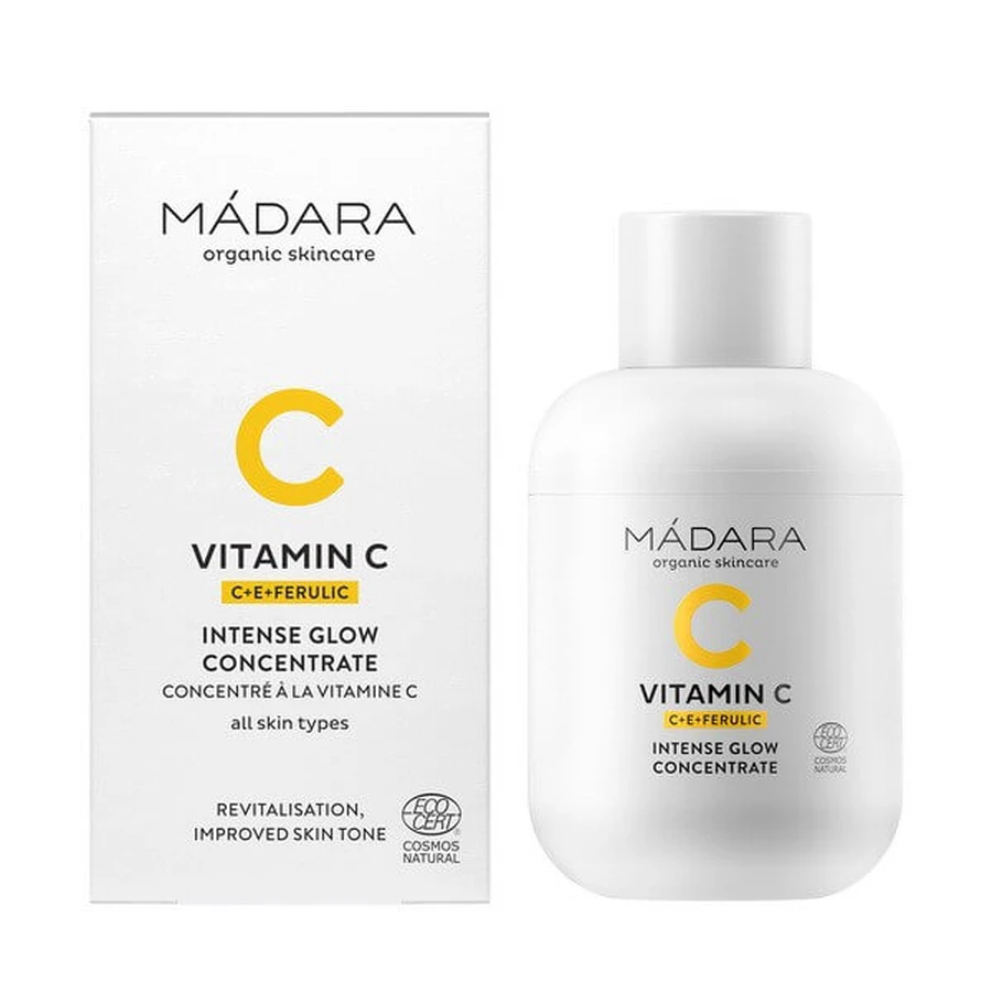 Madara Vitamin C, intensiv aufhellendes Serum-Konzentrat, 30 ml